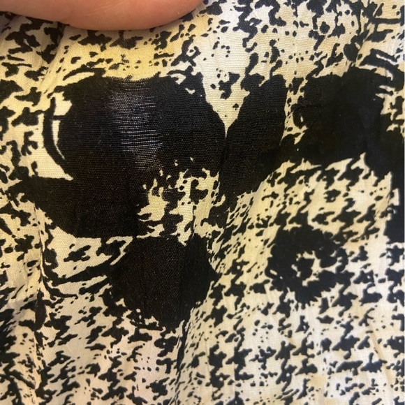 Vintage Designer Oleg Cassini Black & White 80’s Print Blazer - Picture 15 of 15